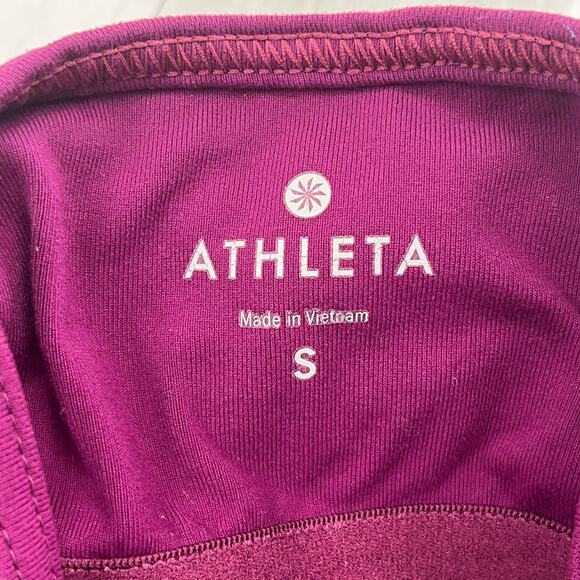 Athleta Bestie Work Out Gym Stretch Built In Bra Stretch Athleisure Tank Top - Picture 4 of 8